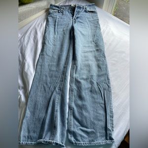 H&M high rise straight leg jeans